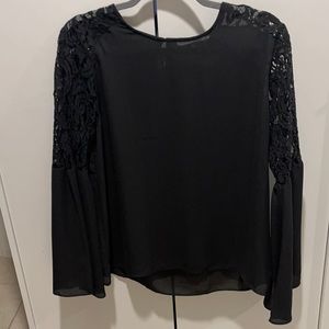 VIOLET+CLAIRE FLORAL SLEEVE Dress Shirt